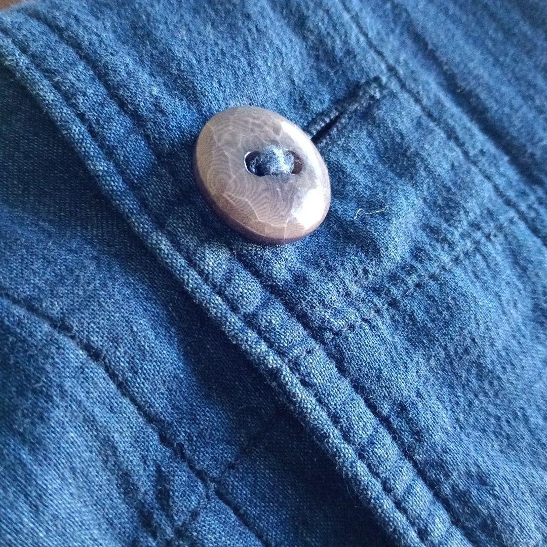 NIGEL CABOURN インディゴシャツジャケット テーラードジャケット