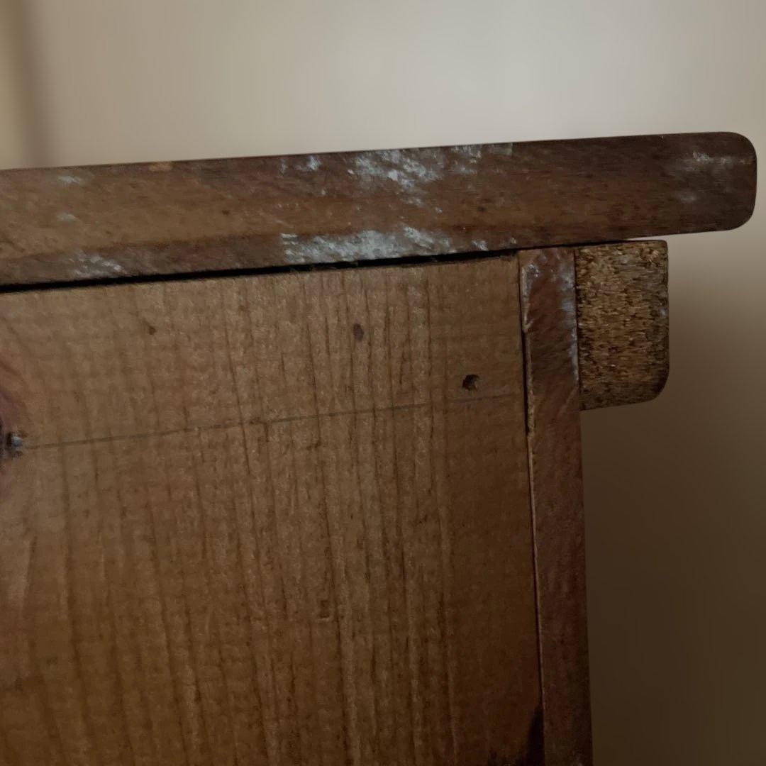 木製飾り棚　扉付き　カントリー　コーハウス　アンファン