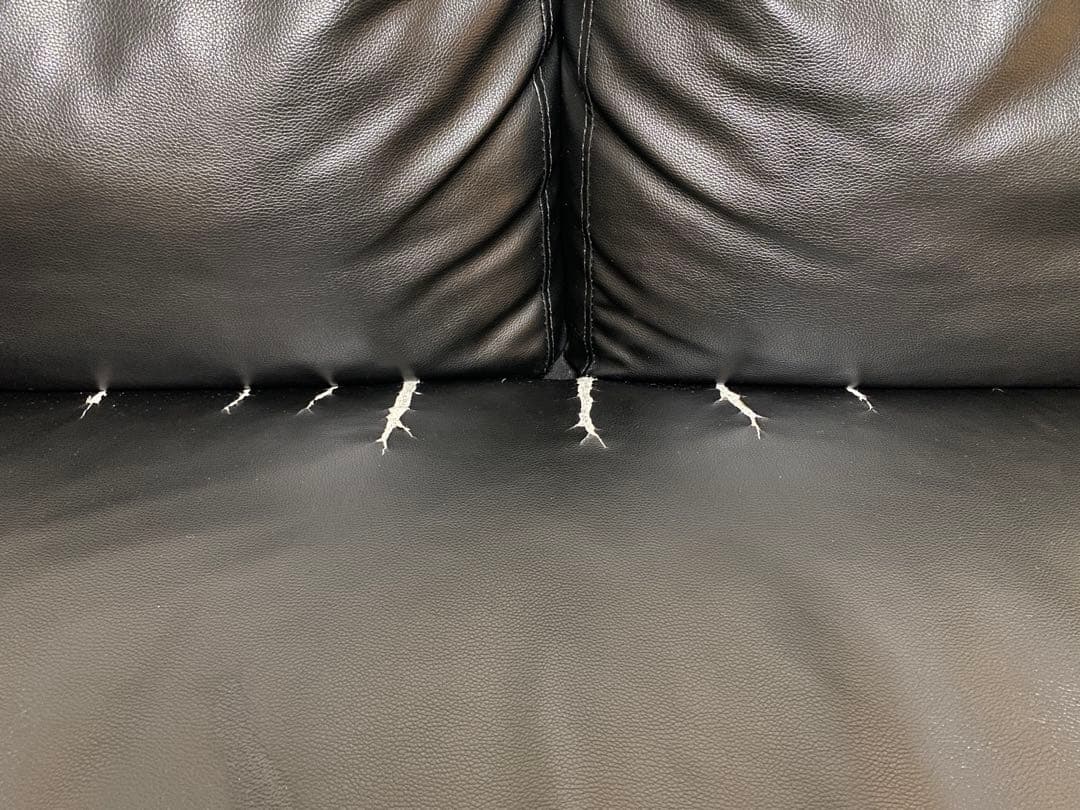 【引取限定】4～5人掛けコーナーソファ クッション・足付き 定価約7.5万/込