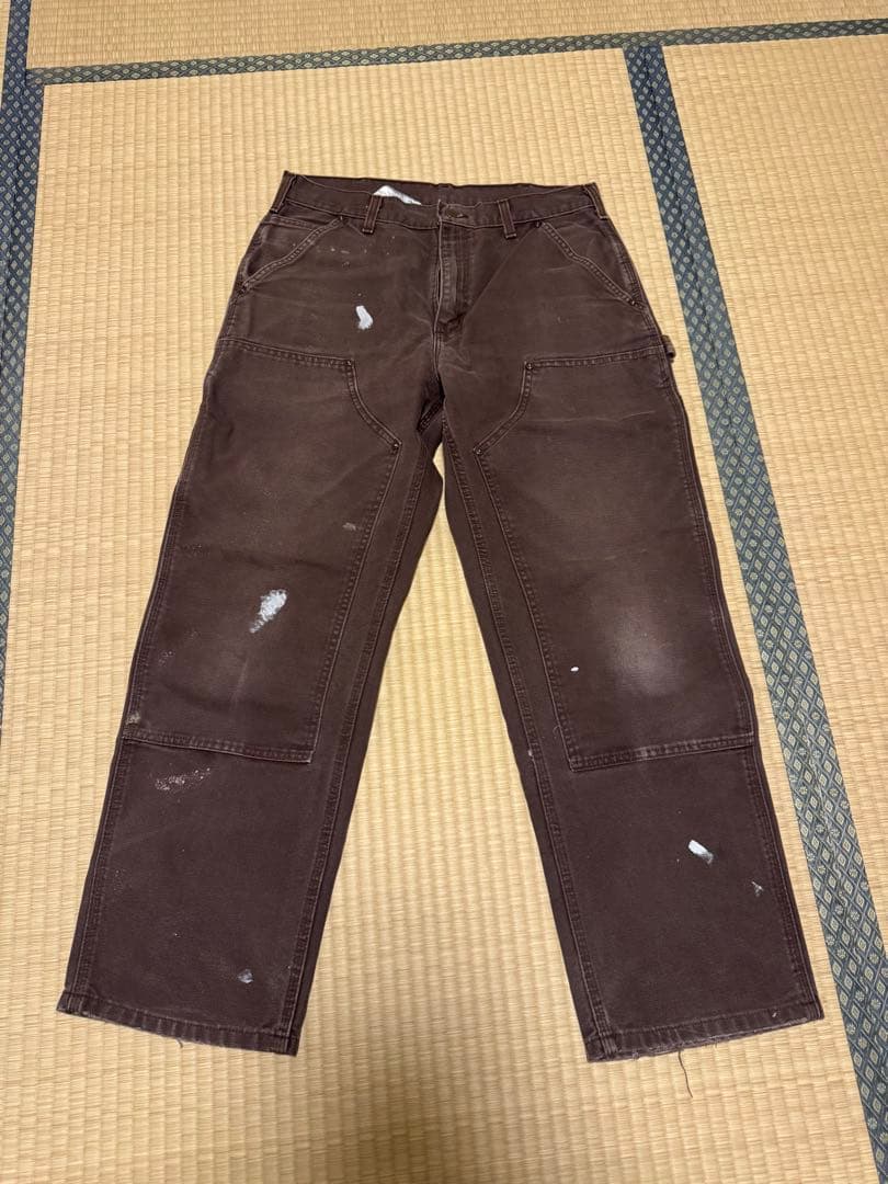 希少 00s Carhartt カーハート ダブルニーペインターパンツ　ペンキ