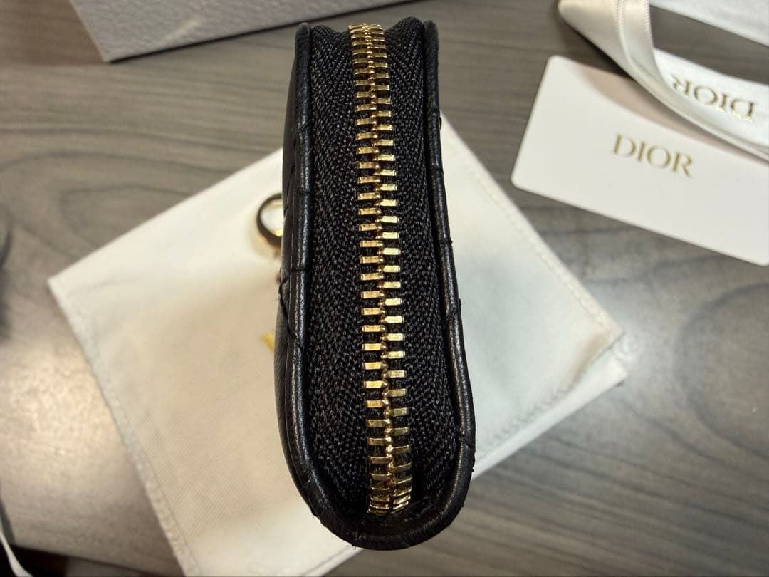 極美品！　ディオール　Lady Dior Yuzu キーケース