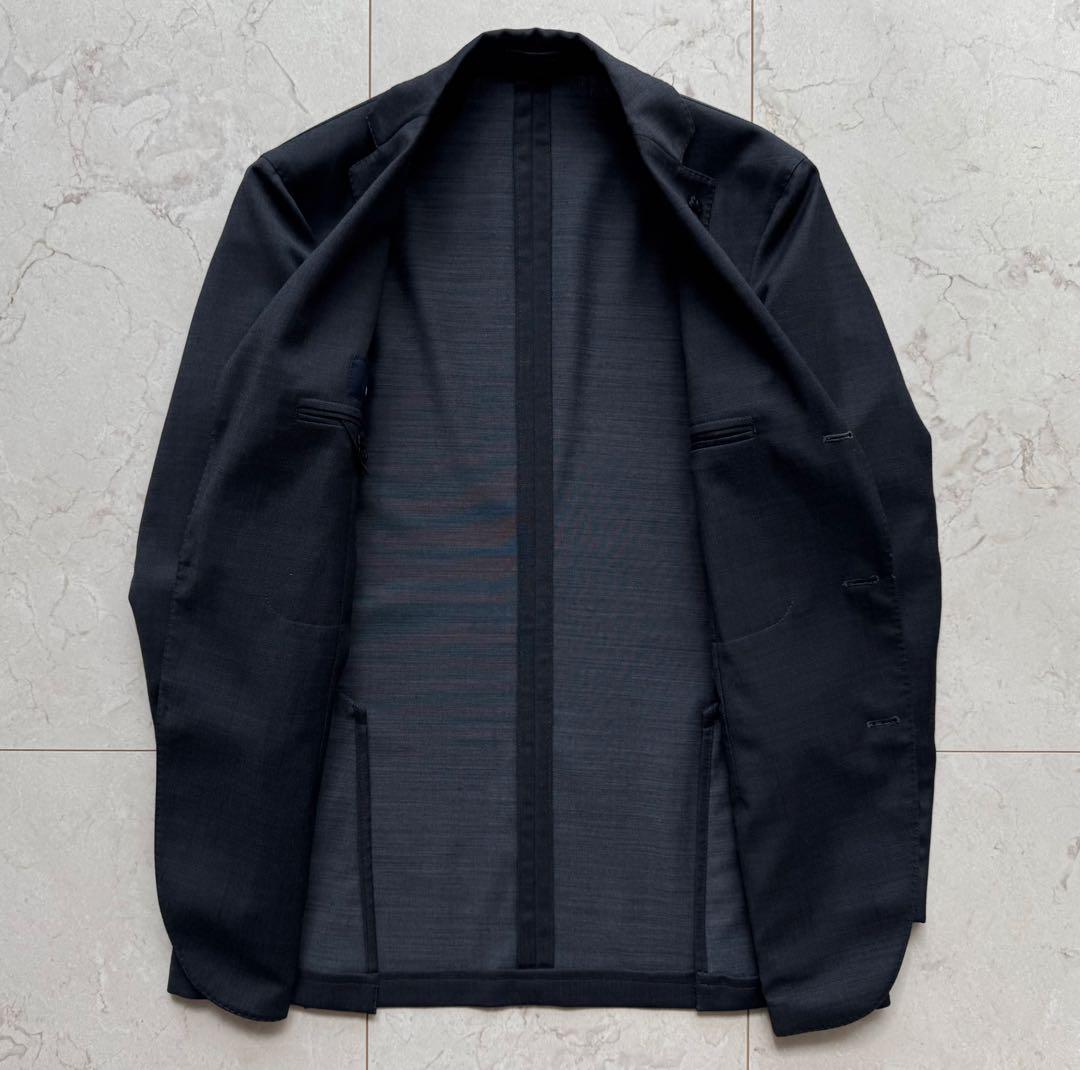 【極美品・未使用級】 LARDINI ラルディーニ スーツ 近年ロゴ 48