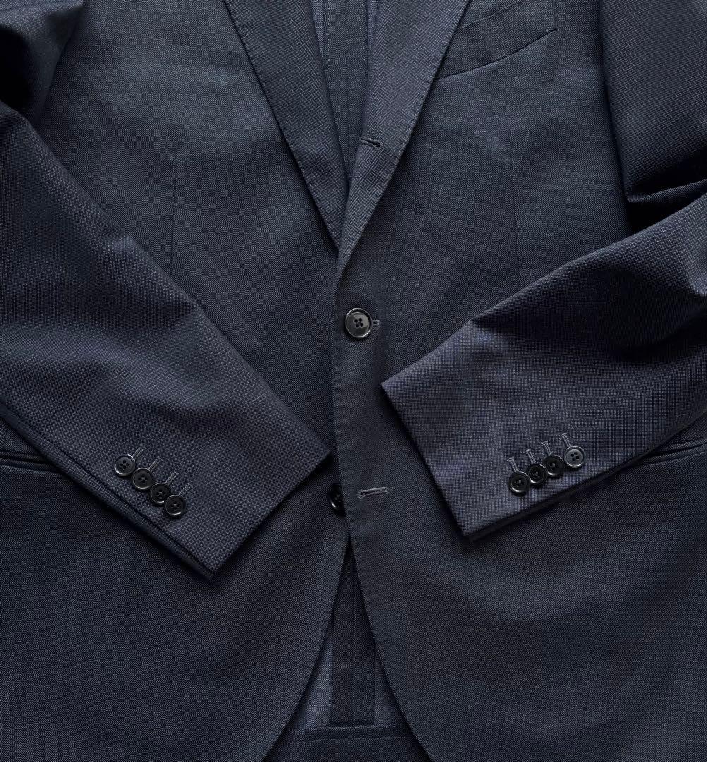 【極美品・未使用級】 LARDINI ラルディーニ スーツ 近年ロゴ 48