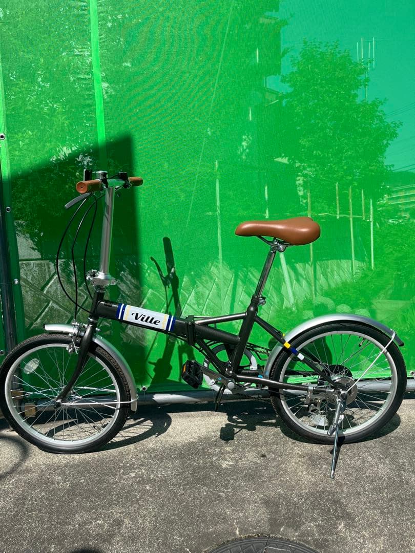 ［引き渡し限定］Ville 折りたたみ自転車 六段階変速付き