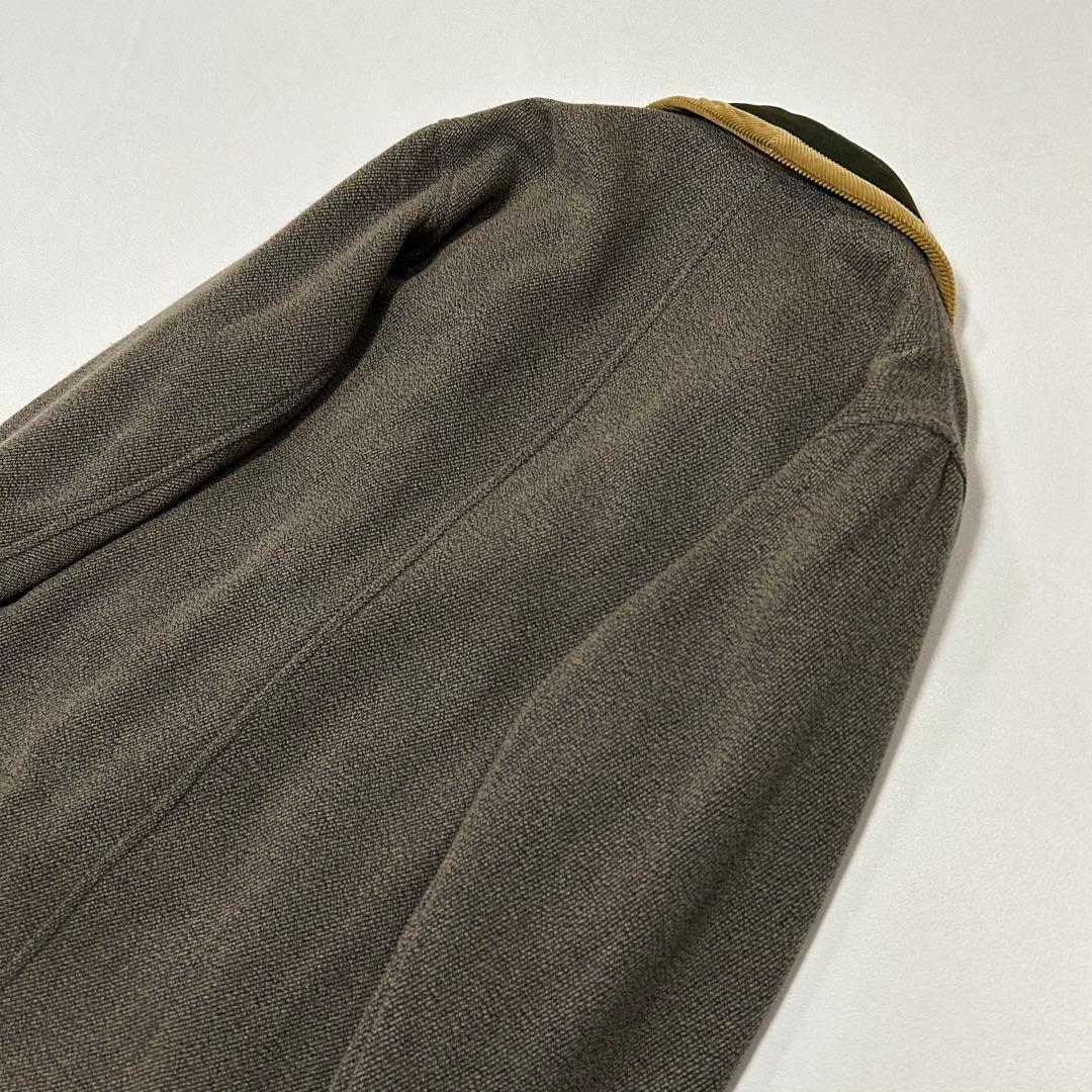 90s イタリア製 カシミヤ ウール ツイード テーラードジャケット 2way