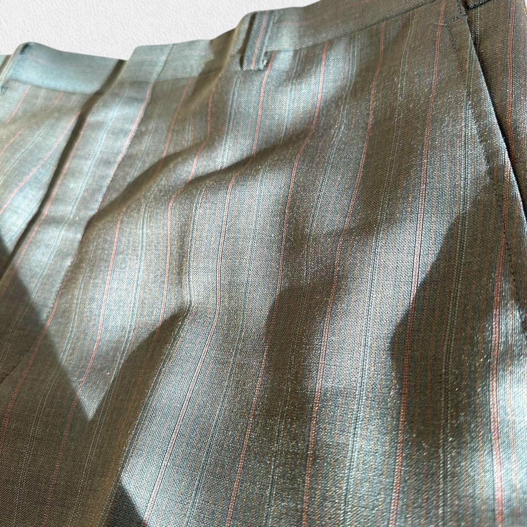 Burberrys 旧ロゴ モヘヤ スーツ ネイビー ストライプ AB6 セット