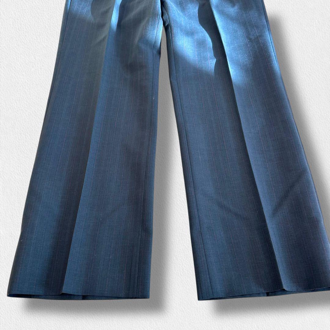 Burberrys 旧ロゴ モヘヤ スーツ ネイビー ストライプ AB6 セット