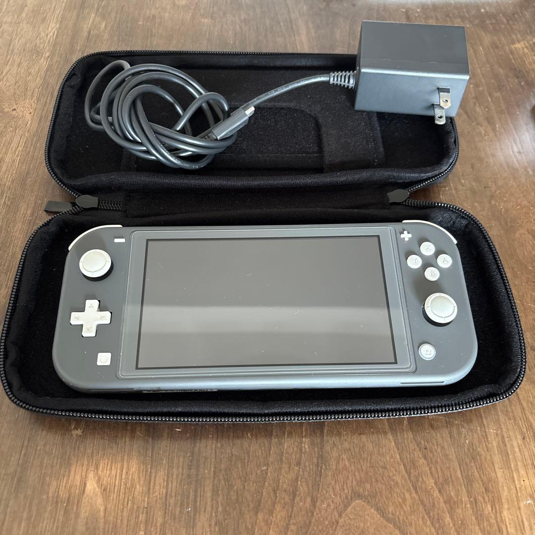 Nintendo Switch Lite グレー ケース付き　スイッチライト