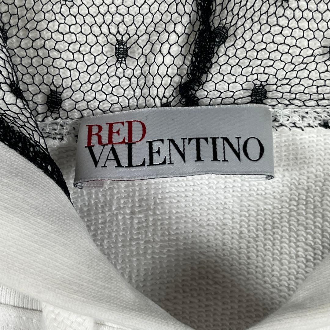 RED VALENTINO レッドヴァレンティノ レース 長袖 パーカー XS