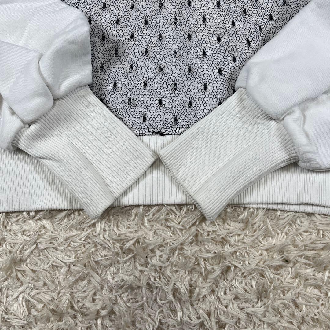 RED VALENTINO レッドヴァレンティノ レース 長袖 パーカー XS