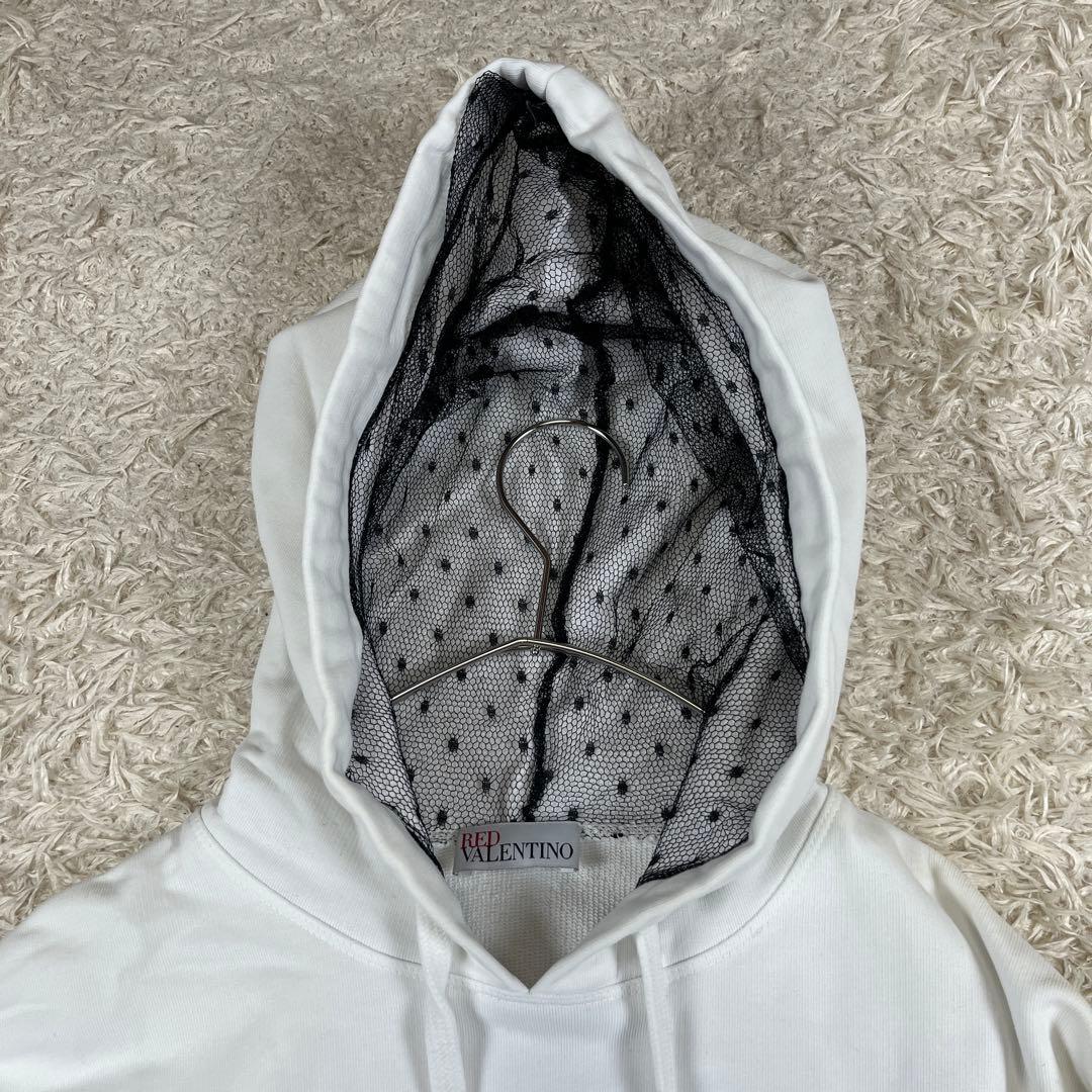 RED VALENTINO レッドヴァレンティノ レース 長袖 パーカー XS