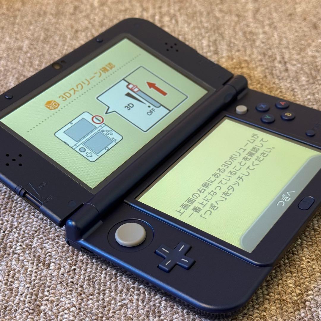 【新品未使用】Newニンテンドー3DS LL メタリックブルー 上下IPS搭載