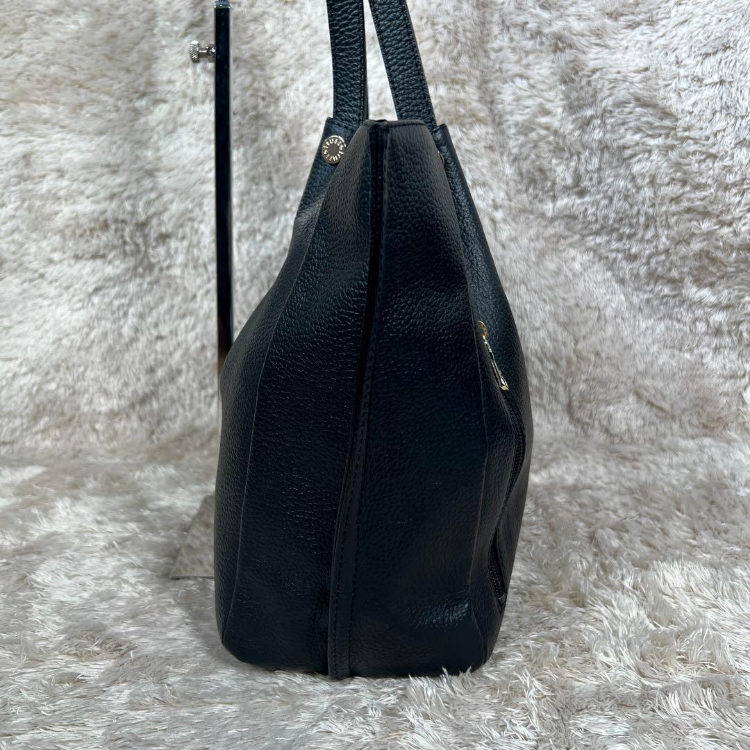 美品✨　ラシット russet トートバッグ　オールレザー　ゴールド金具　A4