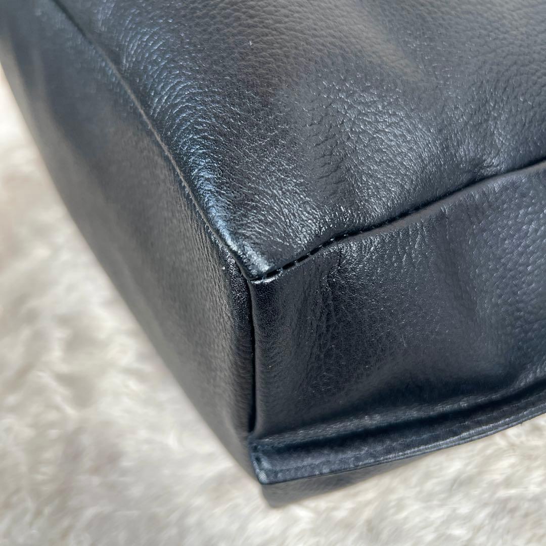 美品✨　ラシット russet トートバッグ　オールレザー　ゴールド金具　A4