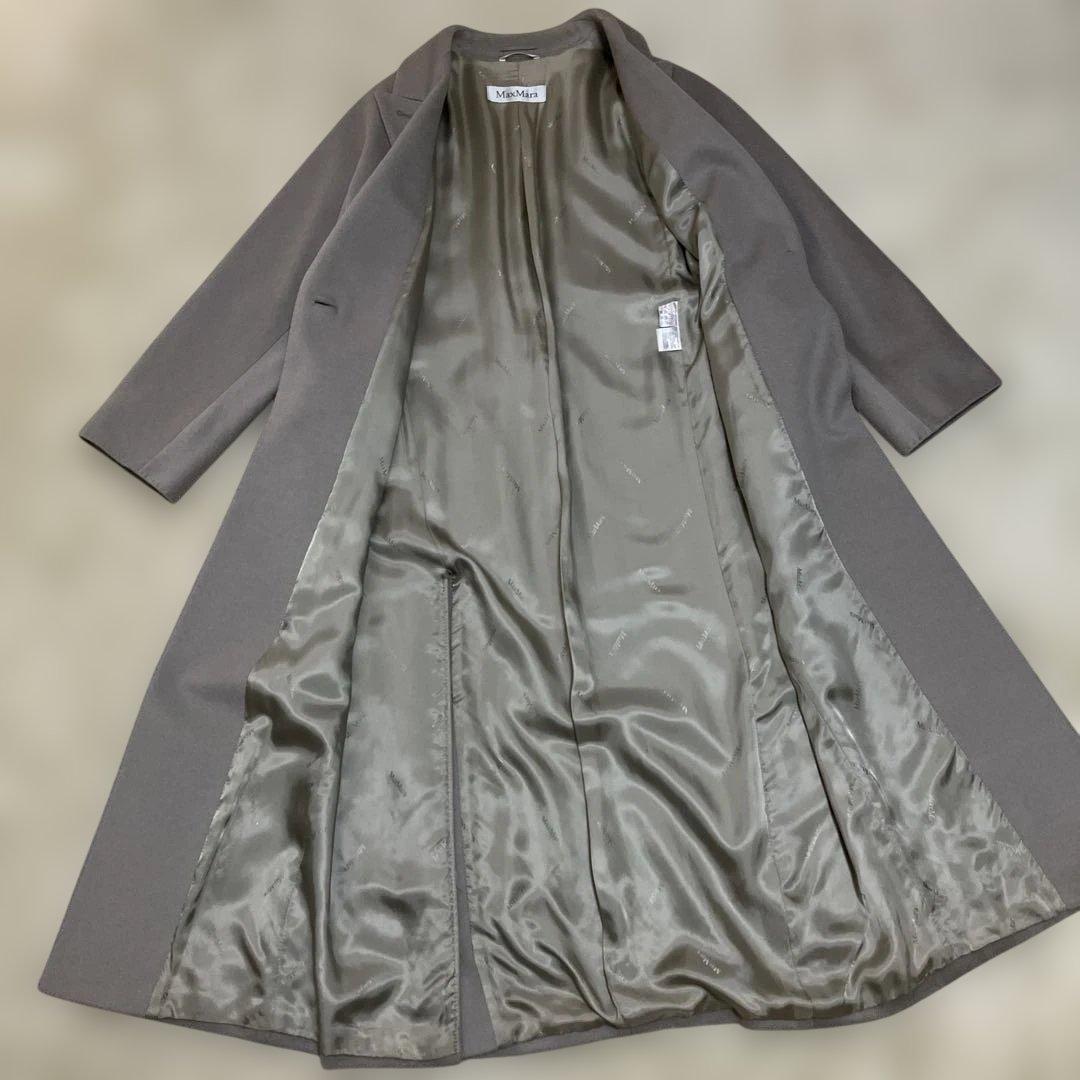 MaxMara カシミア アンゴラ チェスターコート 40