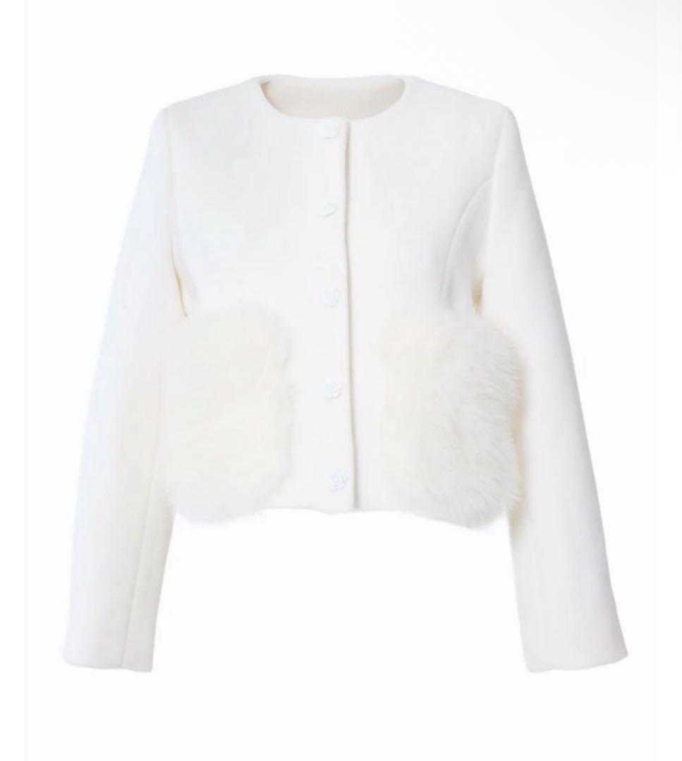 Riu リウ　Rose no collar jacket