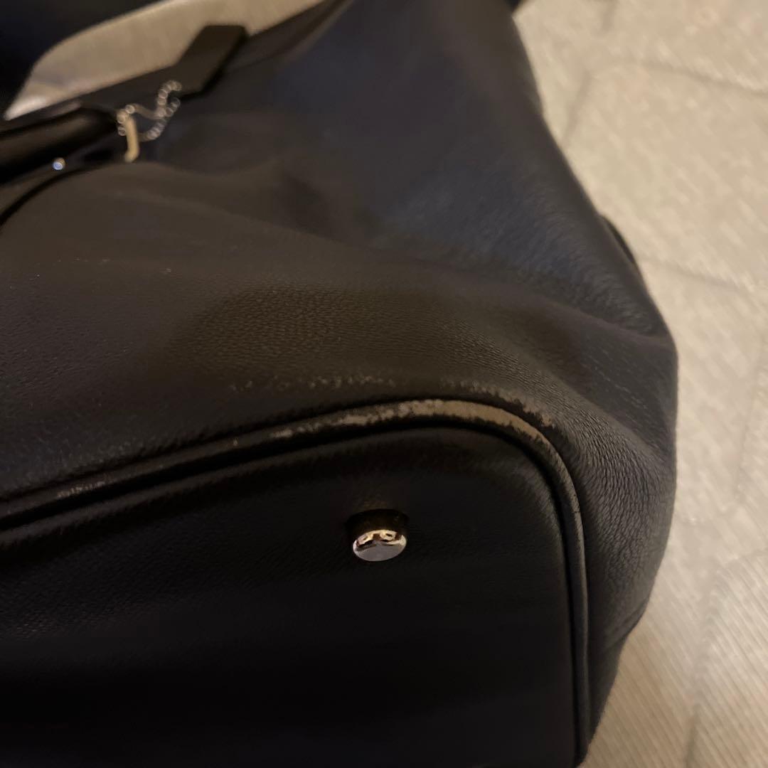 最終値下げ！coach レザーボストンバック