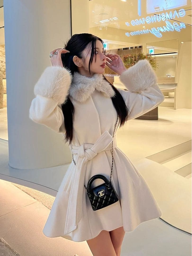 darich ウエストベルトメルトンコート　ivo free