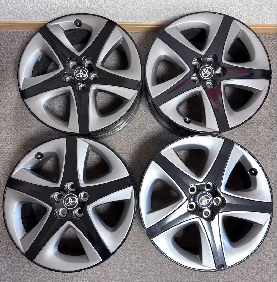 トヨタ プリウス50系 純正アルミホイール 17インチ 4本セット 傷あり