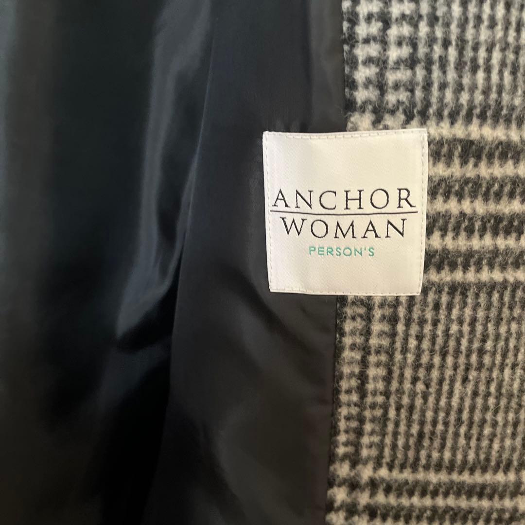 新品未使用 person's ロングコート チェスターコート グレンチェック