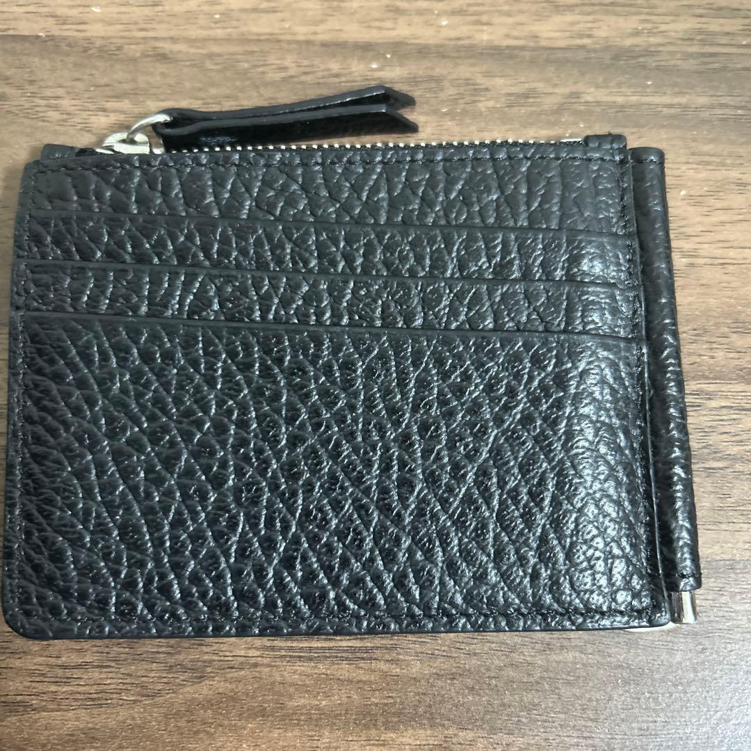 【美品】Maison Margiela ブラックマネークリップ