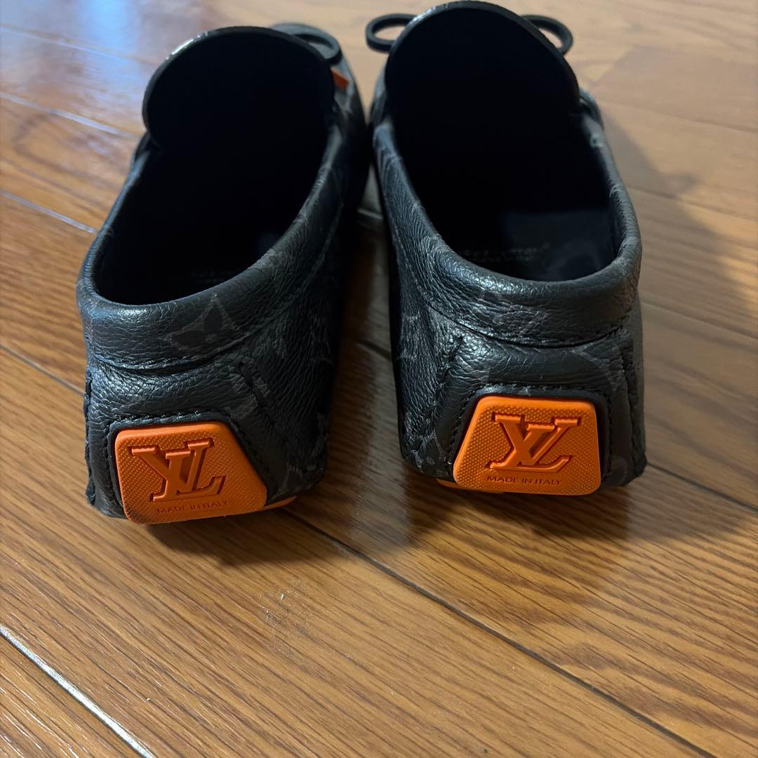 LOUIS VUITTON ブラックドライビングシューズ