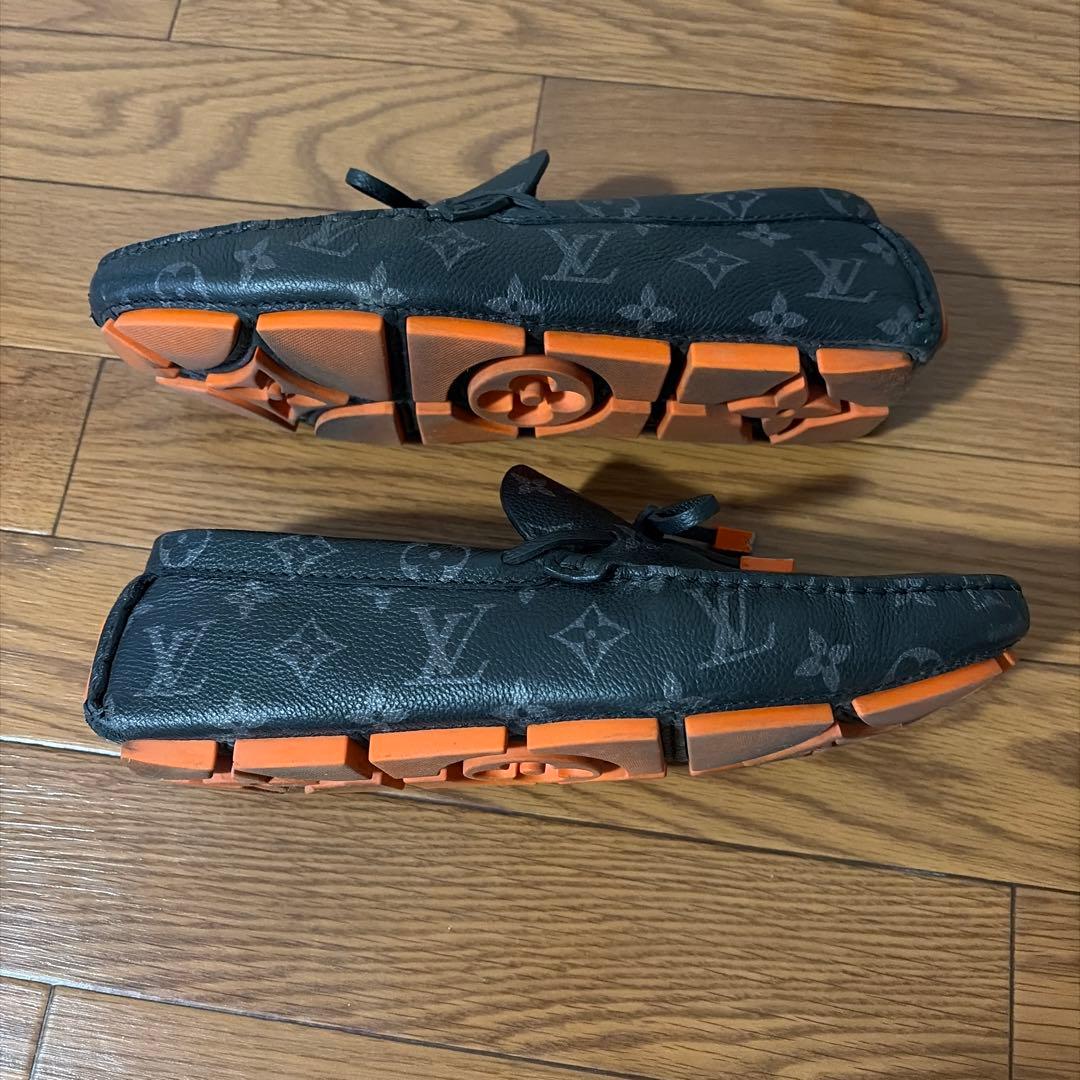 LOUIS VUITTON ブラックドライビングシューズ