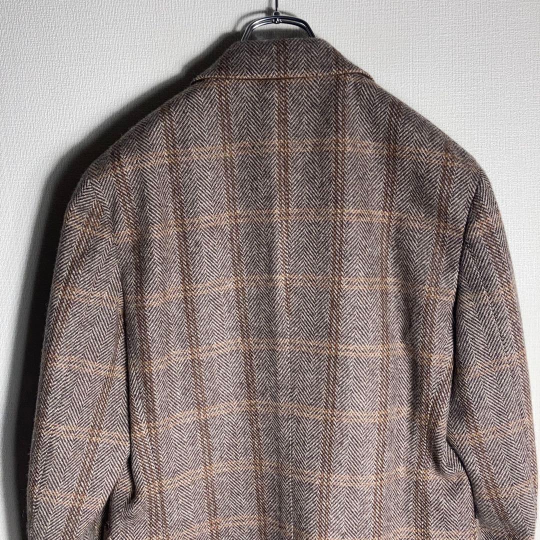 【定価16万円】ラルディーニ ヘリンボーン オーバーペーン チェスターコート.