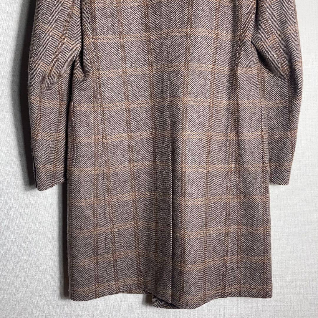 【定価16万円】ラルディーニ ヘリンボーン オーバーペーン チェスターコート.