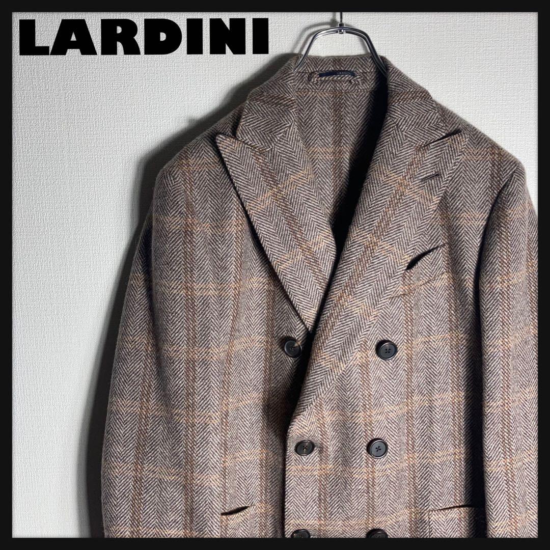 【定価16万円】ラルディーニ ヘリンボーン オーバーペーン チェスターコート.