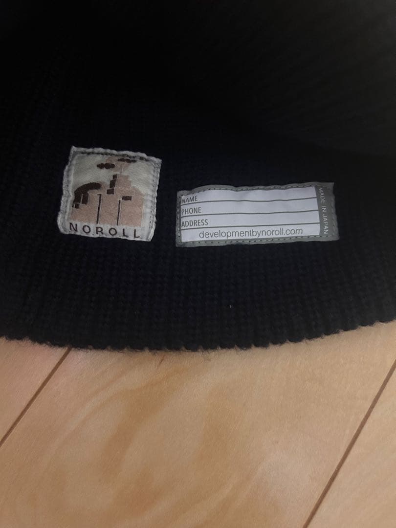 NOROLL ノーロール GERMINATE BEANIE ネイビー ウール