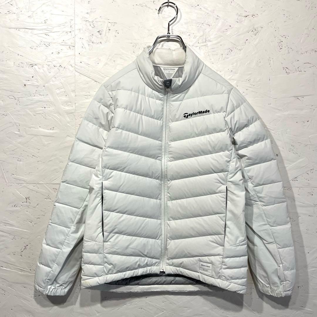 ゴルフウェア【TaylorMade】ダウンジャケット　白　M