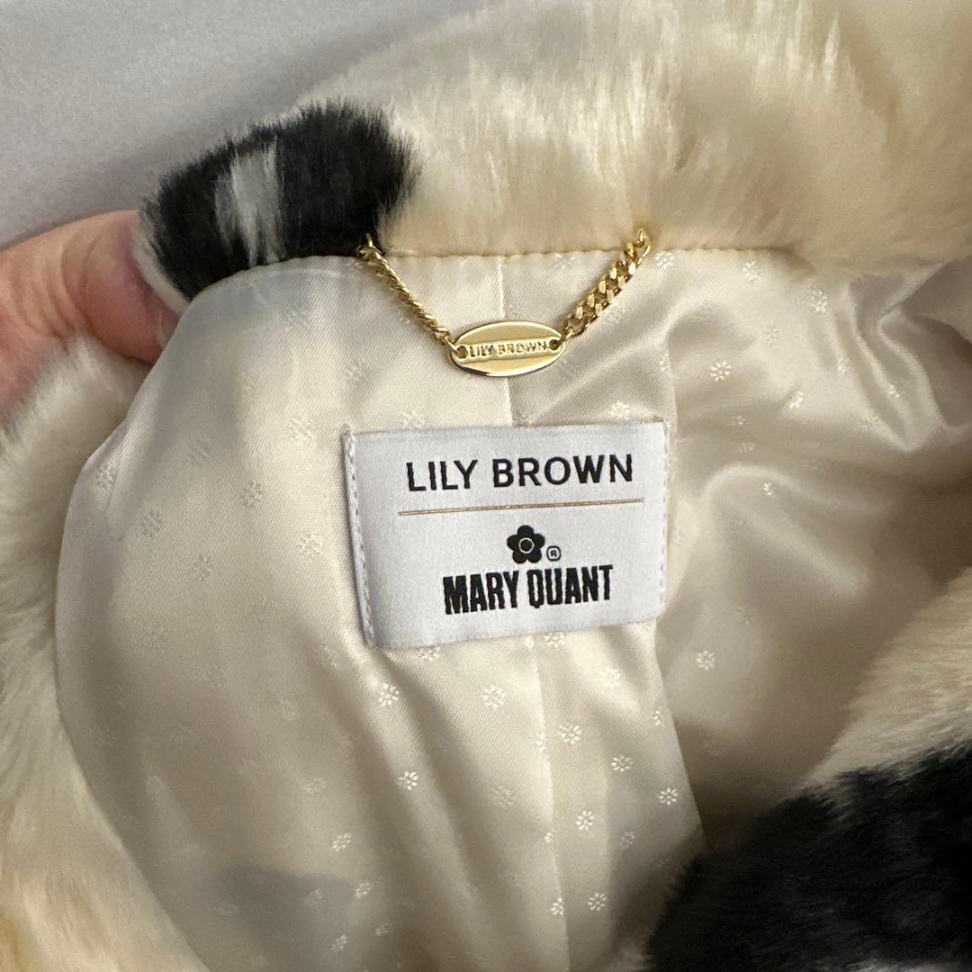 売り切れ品　LILY BROWN MARY QUANT マリクワファーコート