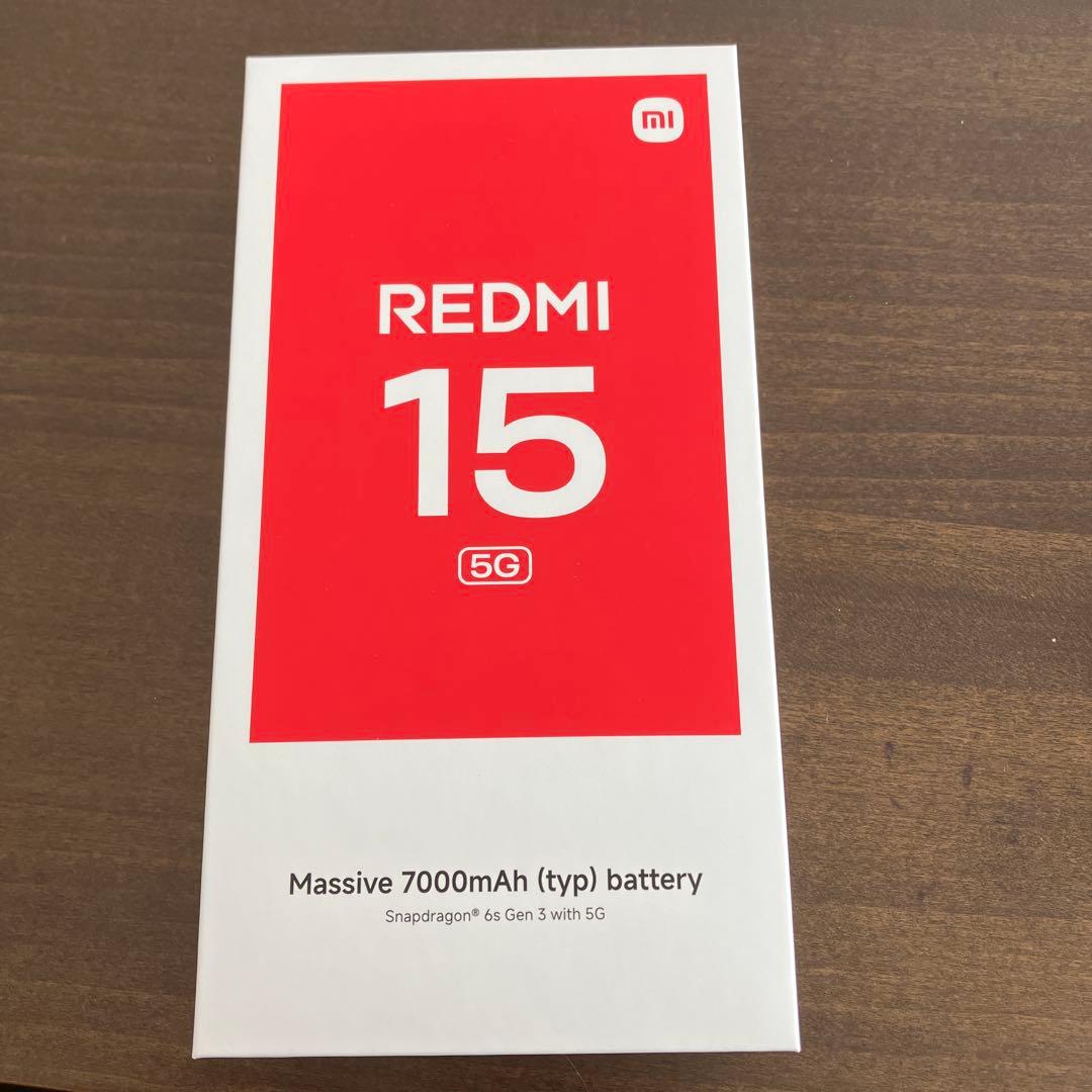 REDMI 15 5G 128GB ブラック 本体 スマホ 新品未使用