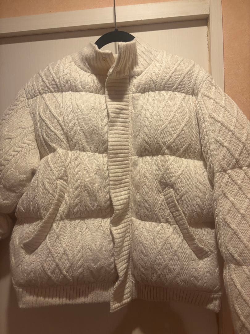 ambre neige ボリュームニットナカワタジャケット