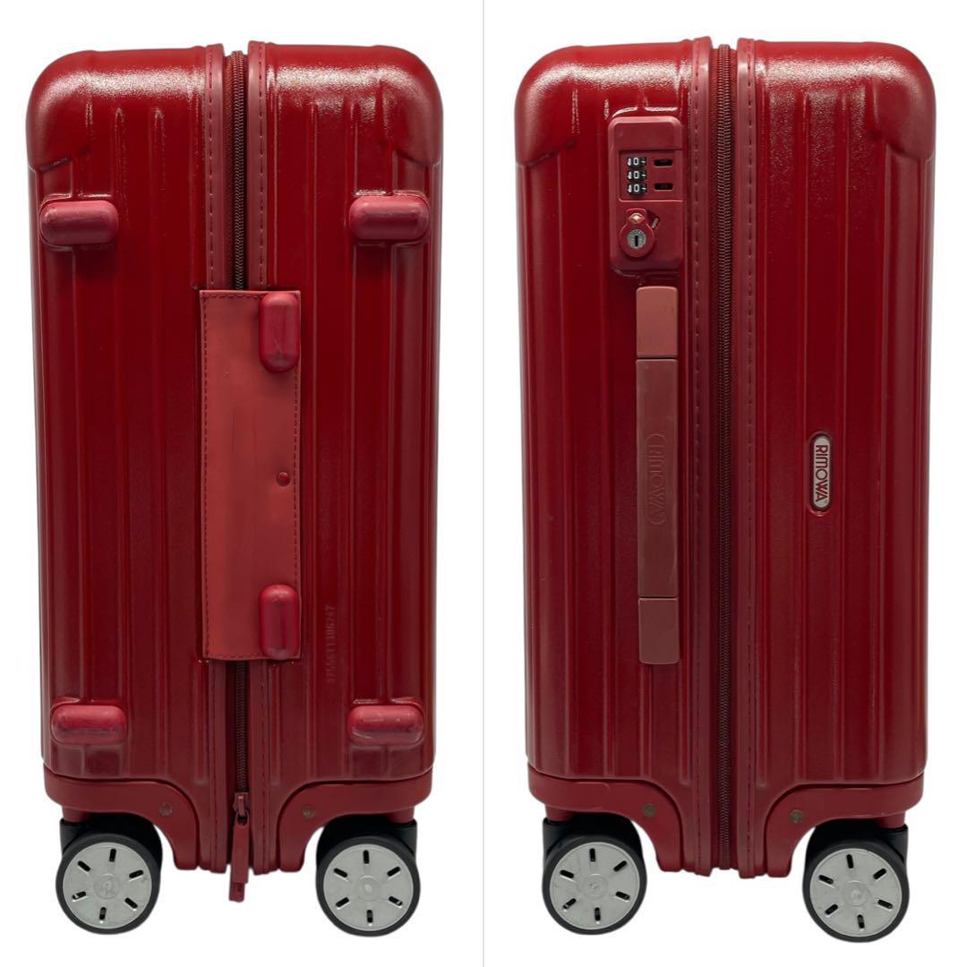 良品✨リモワ サルサ スーツケース キャリー 4輪 トラベル ビジネス レッド