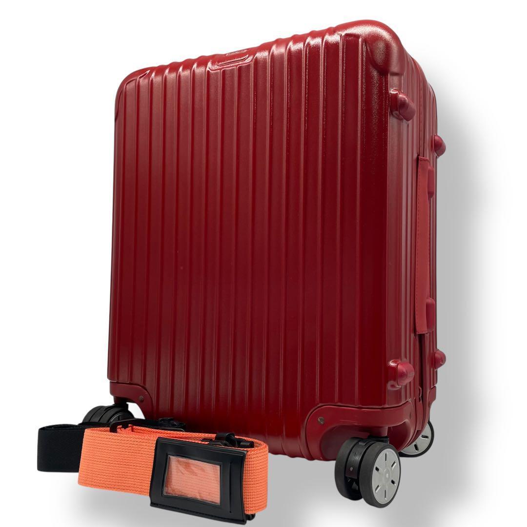 良品✨リモワ サルサ スーツケース キャリー 4輪 トラベル ビジネス レッド