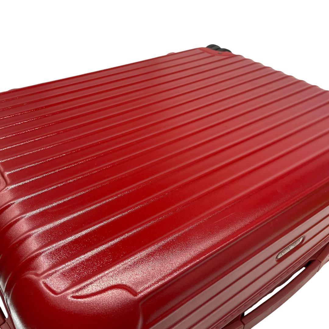 良品✨リモワ サルサ スーツケース キャリー 4輪 トラベル ビジネス レッド