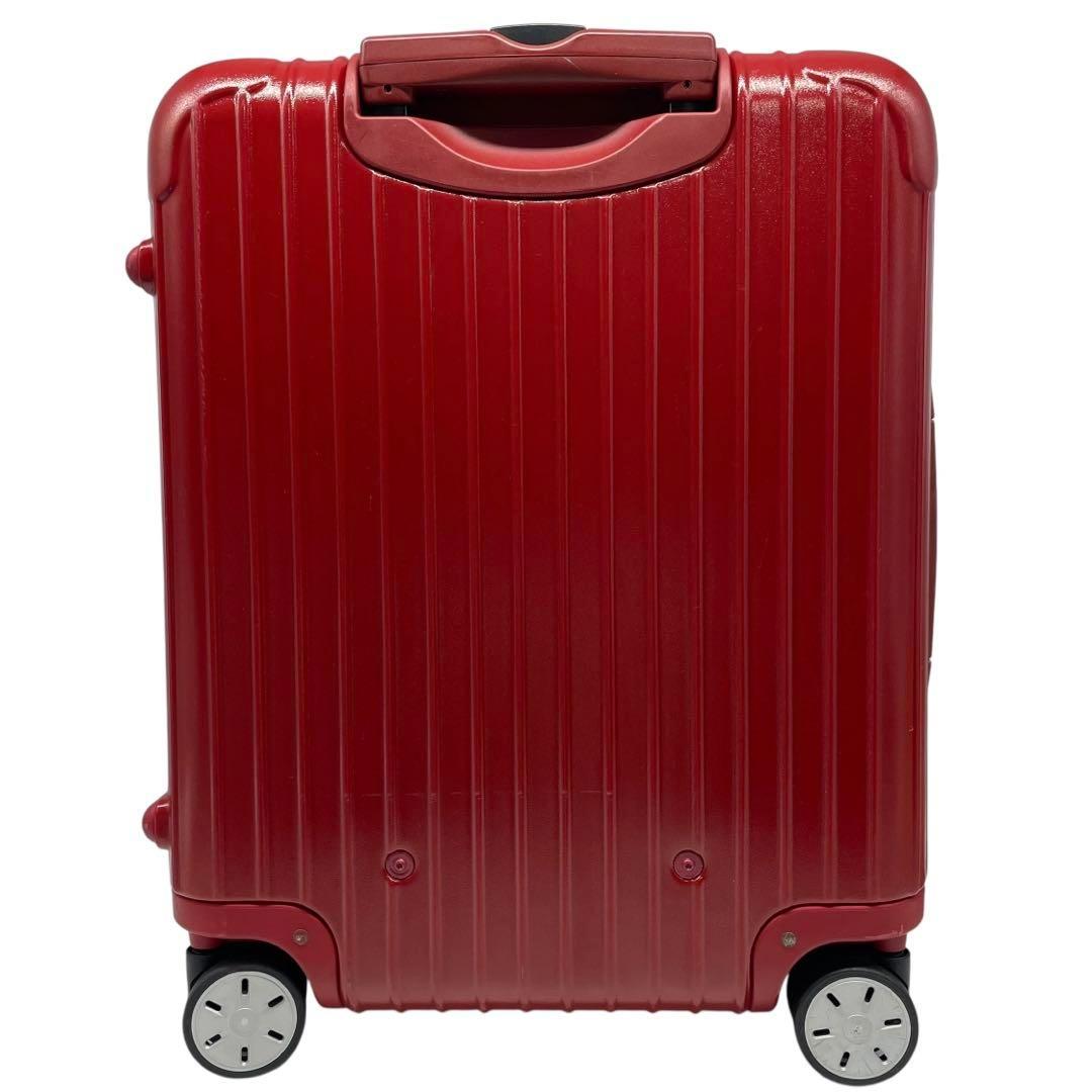 良品✨リモワ サルサ スーツケース キャリー 4輪 トラベル ビジネス レッド
