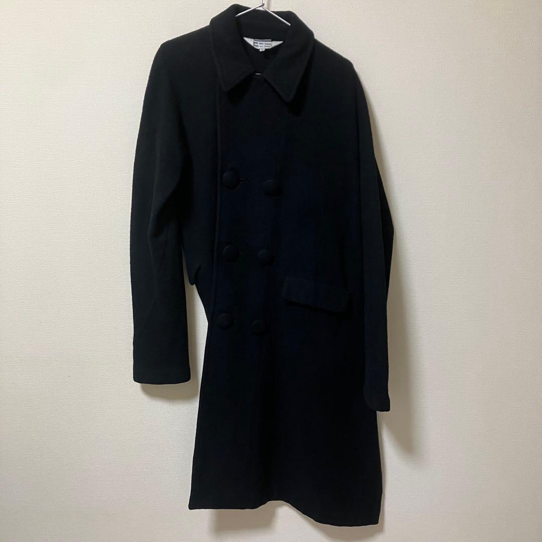 COMME des GARCONS 製品染めウールナイロンツイストコート