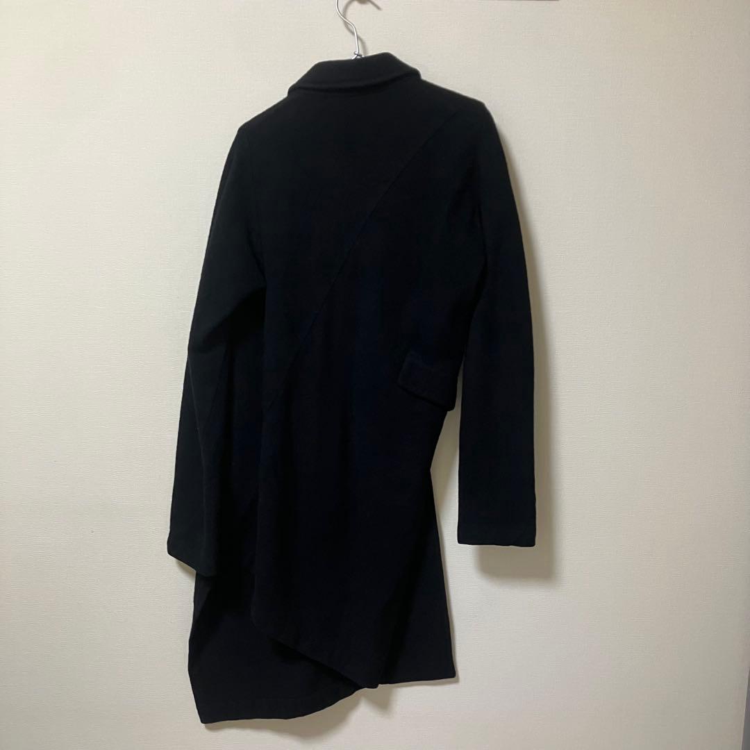 COMME des GARCONS 製品染めウールナイロンツイストコート