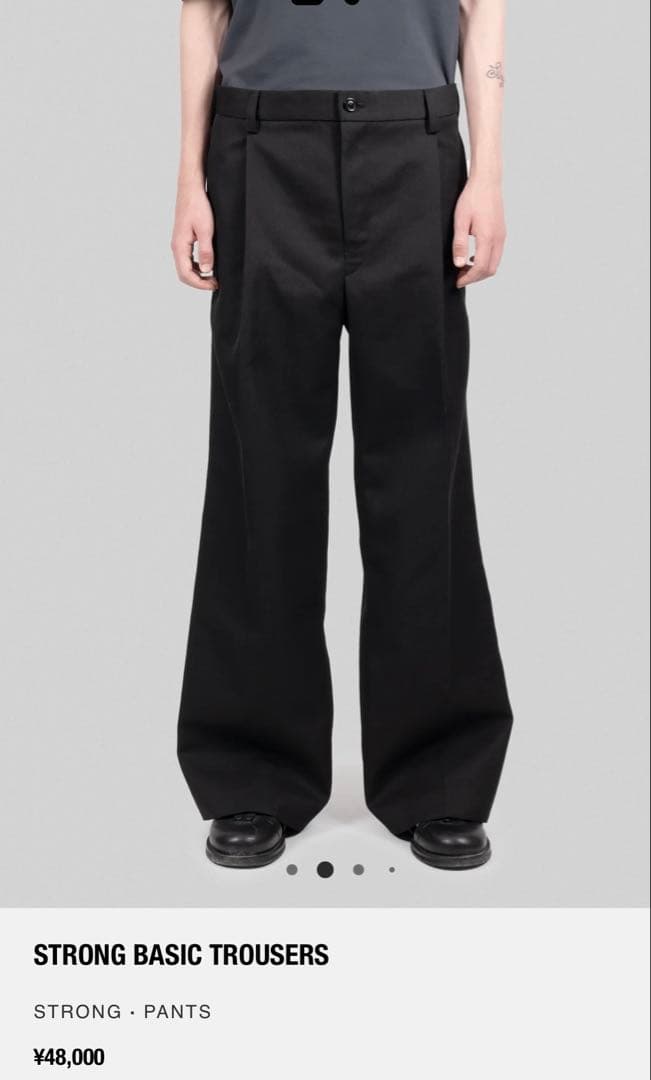 パンツ STRONG BASIC TROUSERS 44 ours strong