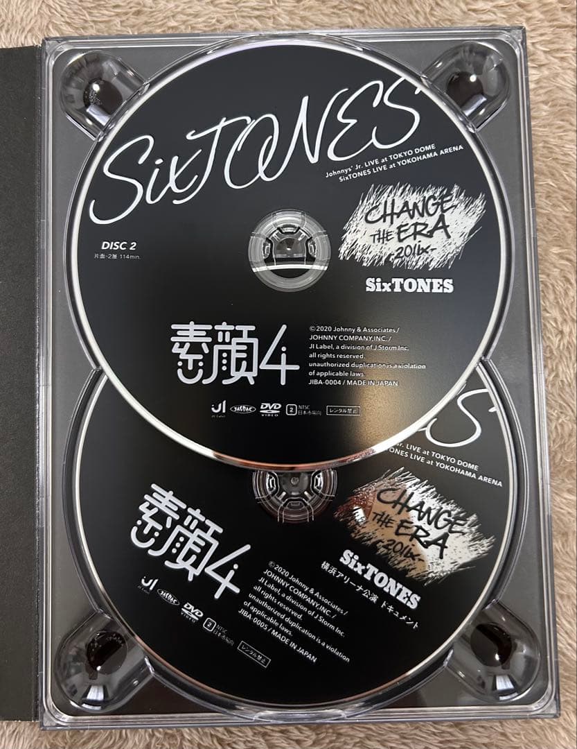 ★限定★【SixTONES】 【素顔シリーズ 】 3枚組DVD ジャニーズ