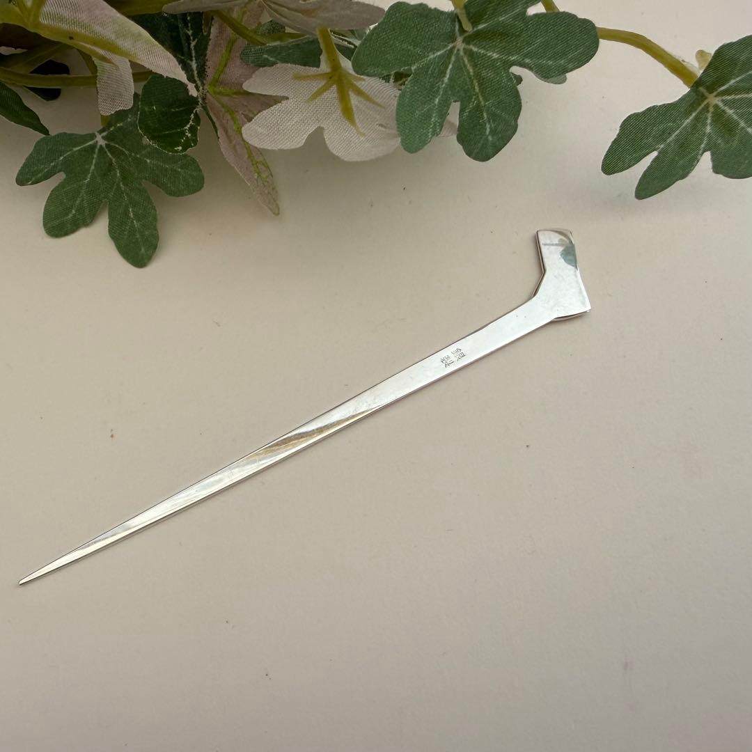 fusa 　7本セット銀製菓子切り楊枝③ 茶道具　約4.5g