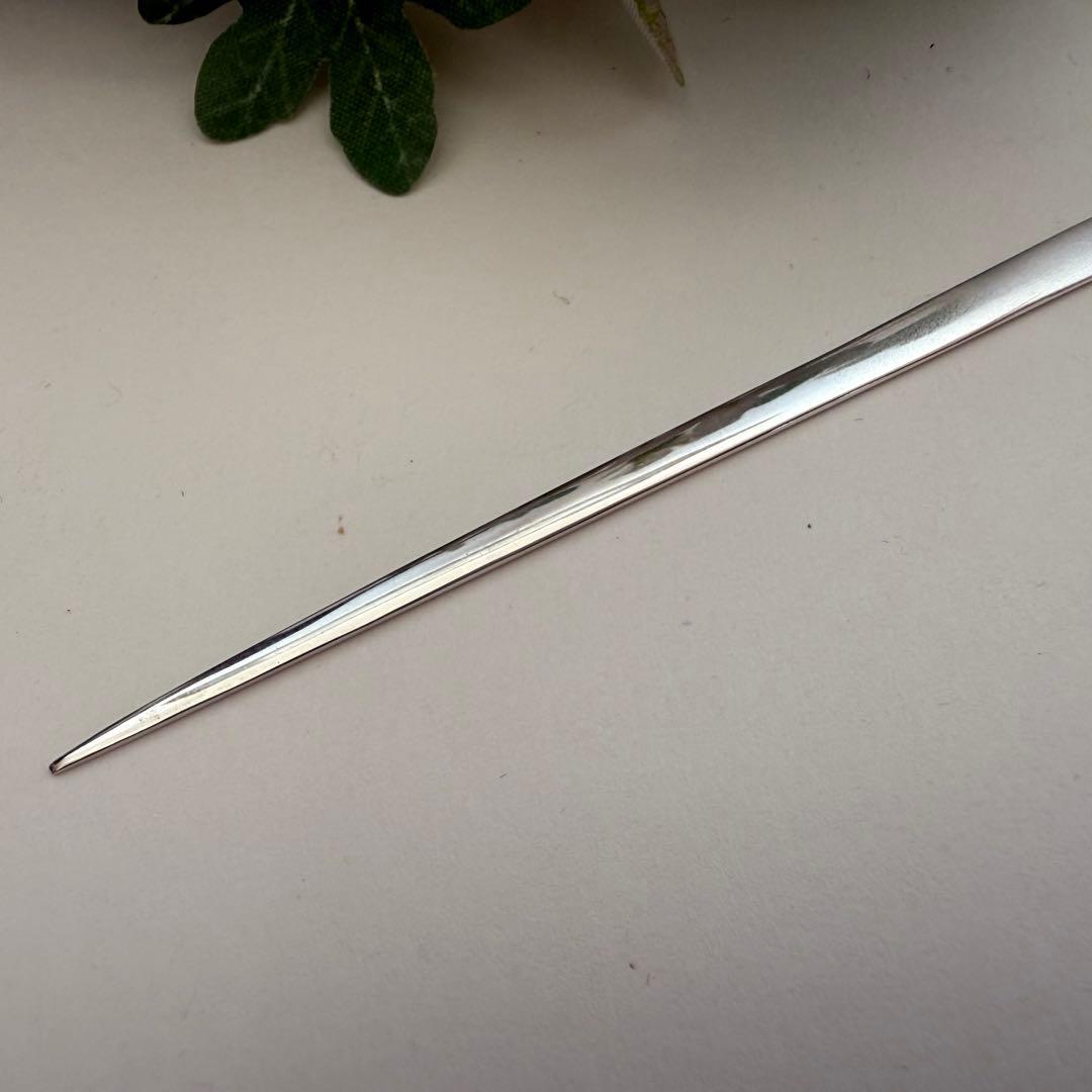 fusa 　7本セット銀製菓子切り楊枝③ 茶道具　約4.5g