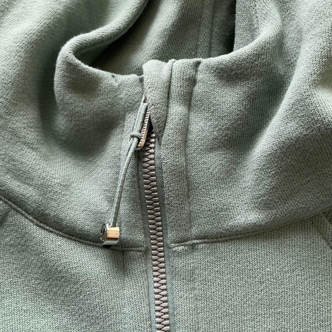 lululemom Scuba オーバーサイズ フルジップフーディ　緑　XS