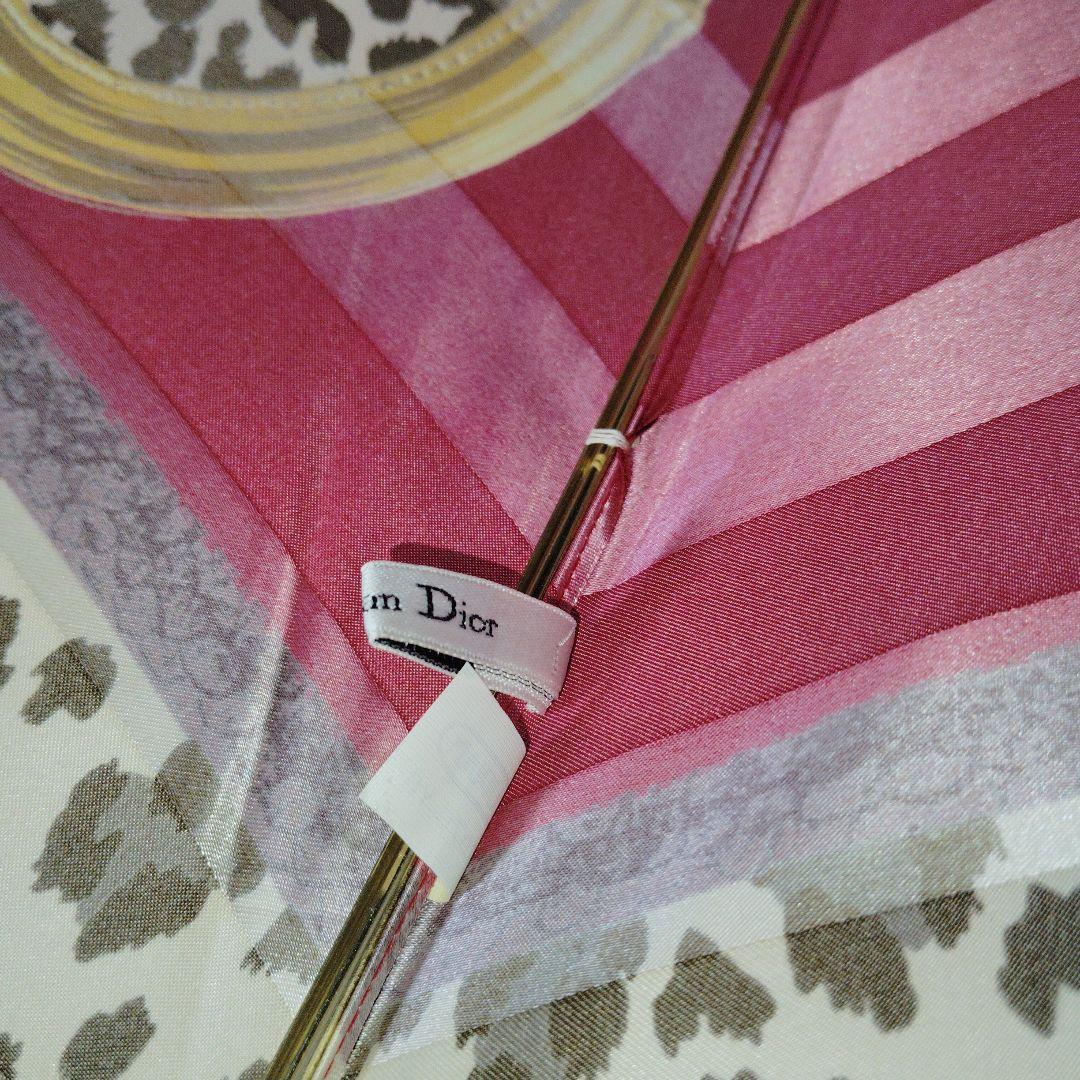 Christian Dior　ディオール　雨傘　レディース　ゴシック柄　ヒョウ柄