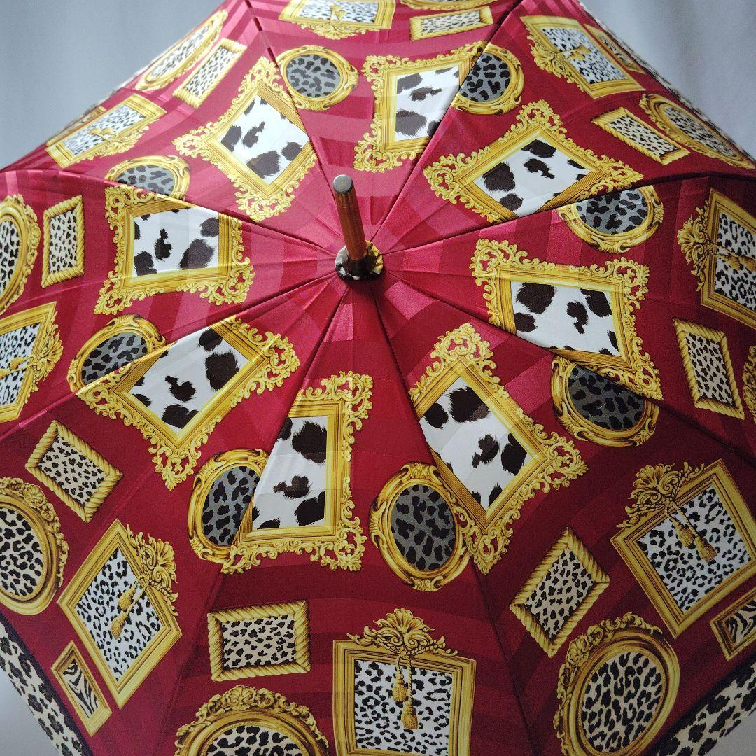 Christian Dior　ディオール　雨傘　レディース　ゴシック柄　ヒョウ柄