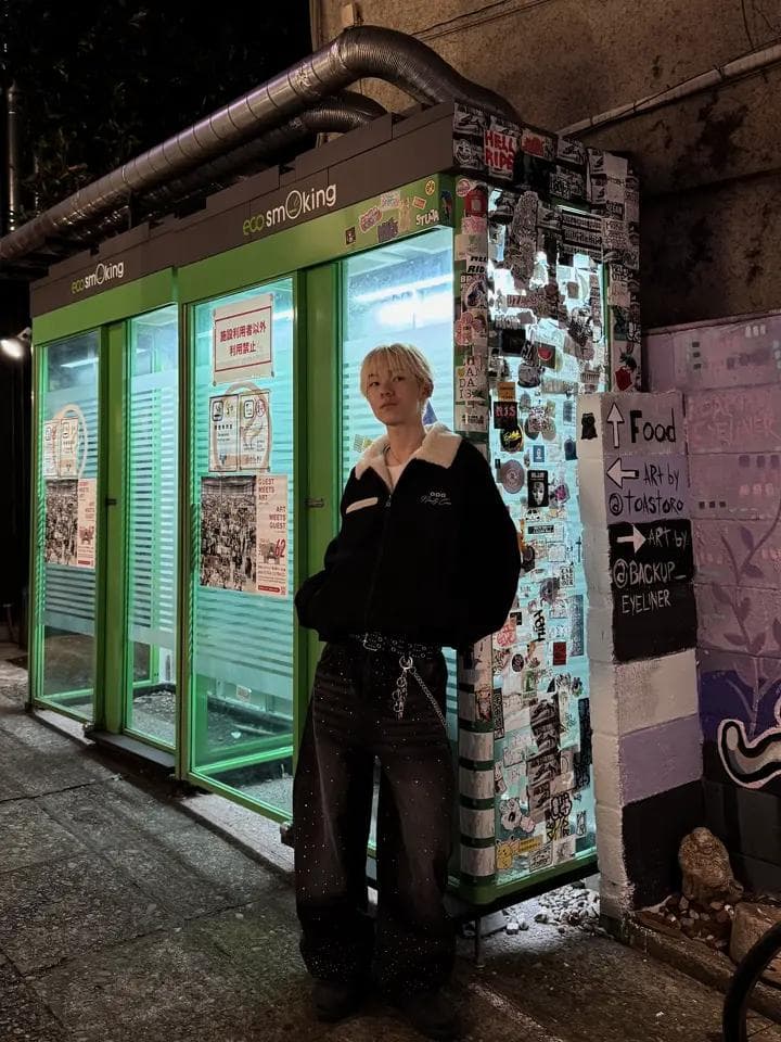 L 新品 9090 Bullet Logo Boa Denim Jacket