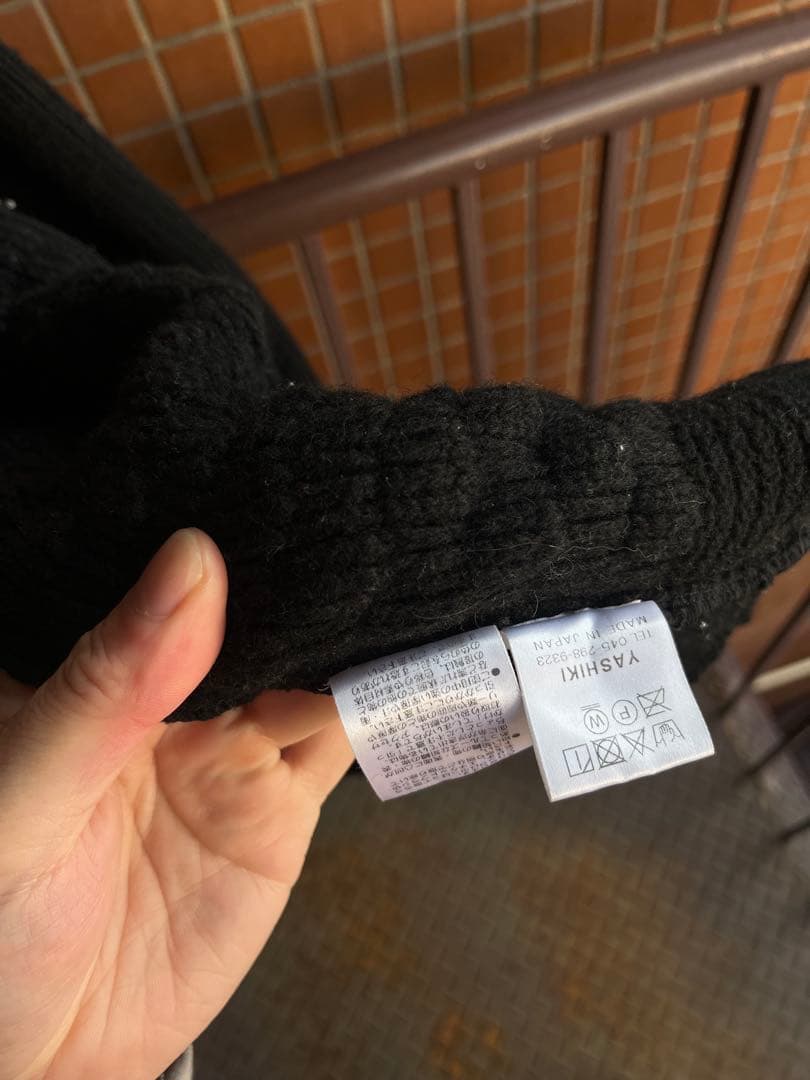 YASHIKI Ginrei Knit Coat ニットコート ガウン